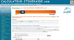 Desktop Screenshot of calculateur-itineraire.com